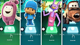 Oddbods Pink vs Pocoyo vs Jax vs Paw Mater   Tiles Hop