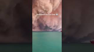 sandstorm in the suez canal