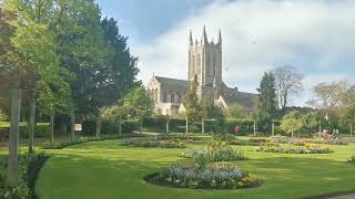 Bury St Edmunds walk on a Saturday morning.