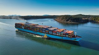 Maersk Santana: A Grand Entrance at Prince Rupert Container Terminal