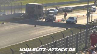 19.Opel-Treffen Oschersleben 2014 - 1/8 Meile Finale Klasse 2 Opel Kadett E vs. Opel Kadett E