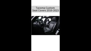 Upgrade Your Toyota Tacoma with Custom Seat Covers 2016-2023 #follow #usa #america #freesoo