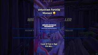 The Most Unluckiest Moment In Unreal Ranked 😔 #fortnite #shorts #gaming #fyp #fortniteclips #sad