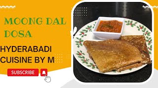 Moong Dal Dosa |  Pesarattu Dosa Recipe |moong dal recipe