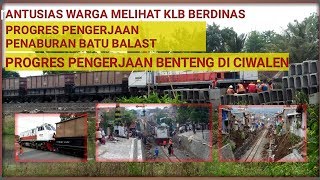 ANTUSIAS SEKALI!!! PROGRES PENABURAN BATU BALAST DI JL BABAKAN ABID DAN JALUR GUNTUR