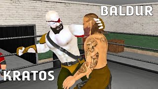 Kratos vs Baldur (Wrestling Empire)