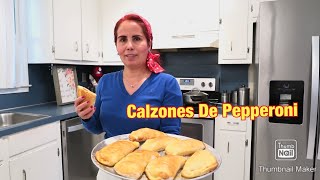 Calzones de pepperoni * a mi manera