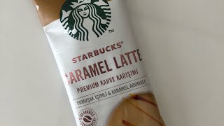 Starbucks Karamel Latte Yapımı! Hazır kahvelerinizi deniyoruz💃🏻#Shorts