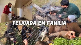 Dia no sítio em família - niver do cunhado/ Fiz bom bom de morango