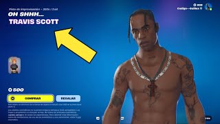 TRAVIS SCOTT FINALLY COME OUT WITH HIS SONG IN FORTNITE? When will return Relase date item shop skin