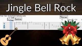 Jingle Bell Rock - Guitar Solo Tab Easy