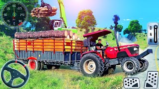 Tractor Trolley Cargo Offroad Drive - Heavy Farming Vehicle Simulator 3D - Android GamePlay