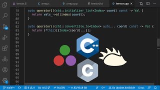 Tensors in C++20 and more