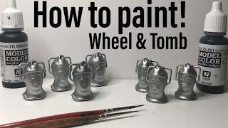 Wheel in space & Tomb Cyberman custom heads - how to paint!