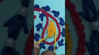 besic embroidery stitches by hand zardoziwork #hand #embroidery #shorts #video