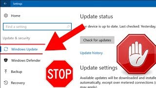 How to disable automatic updates on Windows 10 permanently - 2018