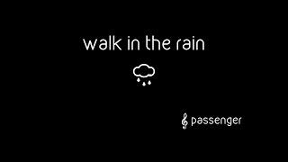 Walk in The Rain - Passenger (Lyrics)