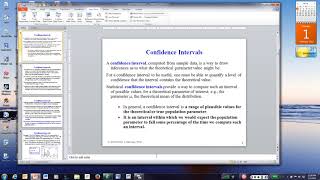 Confidence Intervals