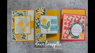 REPLAY FB Live #75 - Regency Park Suite & 3 Fun Folds Stampin Up!