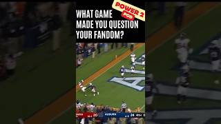 What game made you question your college football fandom? #sec #collegefootballplayoff #bigten