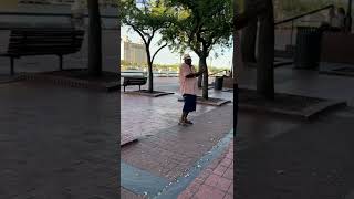 Busker in Savannah,GA