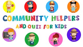 Community Helpers | Vocabulary | What Am I? Quiz For Kids | 4K