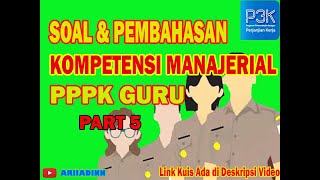 Pembahasan Soal Manajerial PPPK Part 5