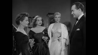 ALL ABOUT EVE SCENE INCLUDING MARILYN MONROE * BETTE DAVIS * GEORGE SANDERS * ANNE BAXTER