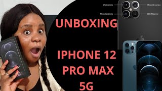 IPHONE 12 PRO MAX 5G UNBOXING AND SET UP (GRAPHITE) #iPhone #iPhone12promax #graphite