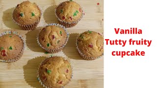 How to make homemade Vanilla Muffins Cake in Microwave Oven