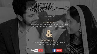 The Nikkah of Basharat Ali & Saleemah