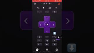 En Roku escucha tu Tv desde el celular #roku #tv #apps #shorts #youtubeshorts