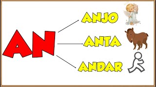 Alfabetização || AN - EN - IN - ON - UN || Aprendendo as Silabas ||