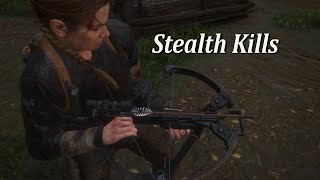 The Last Of Us 2 Stealth Kills (Одни из нас 2 реализм )