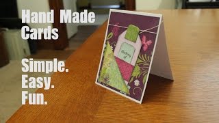 Hand Made Pocket Card - Michelle James Designs