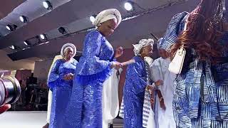 Billionaire Femi Otedola and nonagenarian Mama in Spectacular Dance