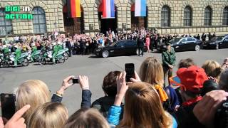 Königspaar Maxima und Willem-Alexander in München - Impressionen @ Residenz