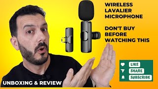 Cualfe Wireless Lavalier Microphone for iphone/iOS/Android, Plug-Play Wireless Microphones