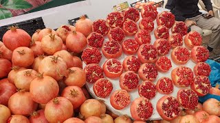 مهرجان رمان و #أكلات كردية في مدينة حلبجة Pomegranate Festival in Halabja