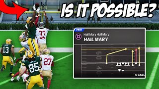 Is It Possible to Score on a Hail Mary Pass in Madden 22?