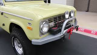 1974 Ford Bronco dive around video, on bring a trailer