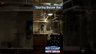 Touring Below the USS North Carolina  #navalhistory #history #shorts #ww2