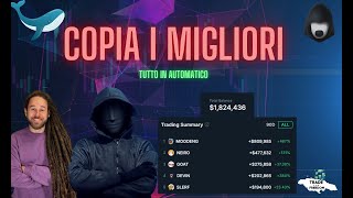 Come fare copytrading wallet phantom/solana memecoin. tutorial italiano. TradeWiz,Trojan copytrade