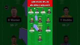 LKN vs DC Dream11 Team Prediction Today 2024