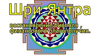 Шри Янтра востановление биополя , финансового благополучия