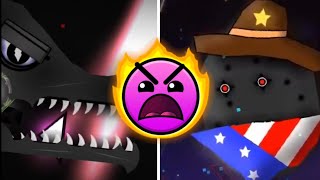 TOP 5 BOSSES GEOMETRY DASH PART 2 (Full gameplay)