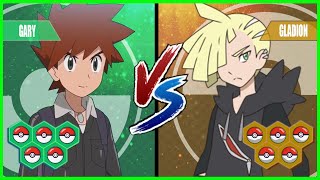 Pokemon Battle Pedia: Gary Vs Gladion