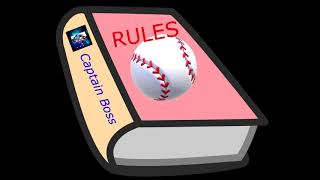 Baseball Rules Part 1