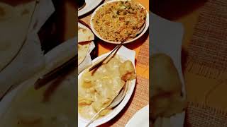 VEG FRIED RICE, TANDOORI ROTI AND CREAMY GARLIC CHICKEN || #shorts #youtubeshorts