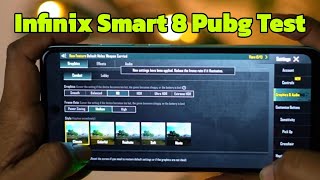 Infinix Smart 8 Pubg Test | Infinix Smart 8 Bgmi Test